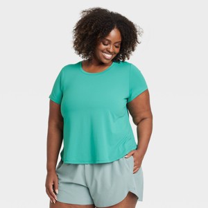 Women's Mesh Back Short Sleeve T-Shirt - All In Motion™ - 1 of 3