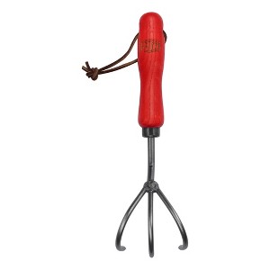 FELCO 411, Forged Steel Garden Cultivator, FSC Ash Wood Handle - 1 of 4