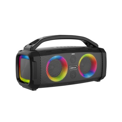 SUGIFT Waterproof Bluetooth Speaker with Microphone – IPX5, 360° Stereo, RGB Lights, Karaoke Mode, Portable Handle