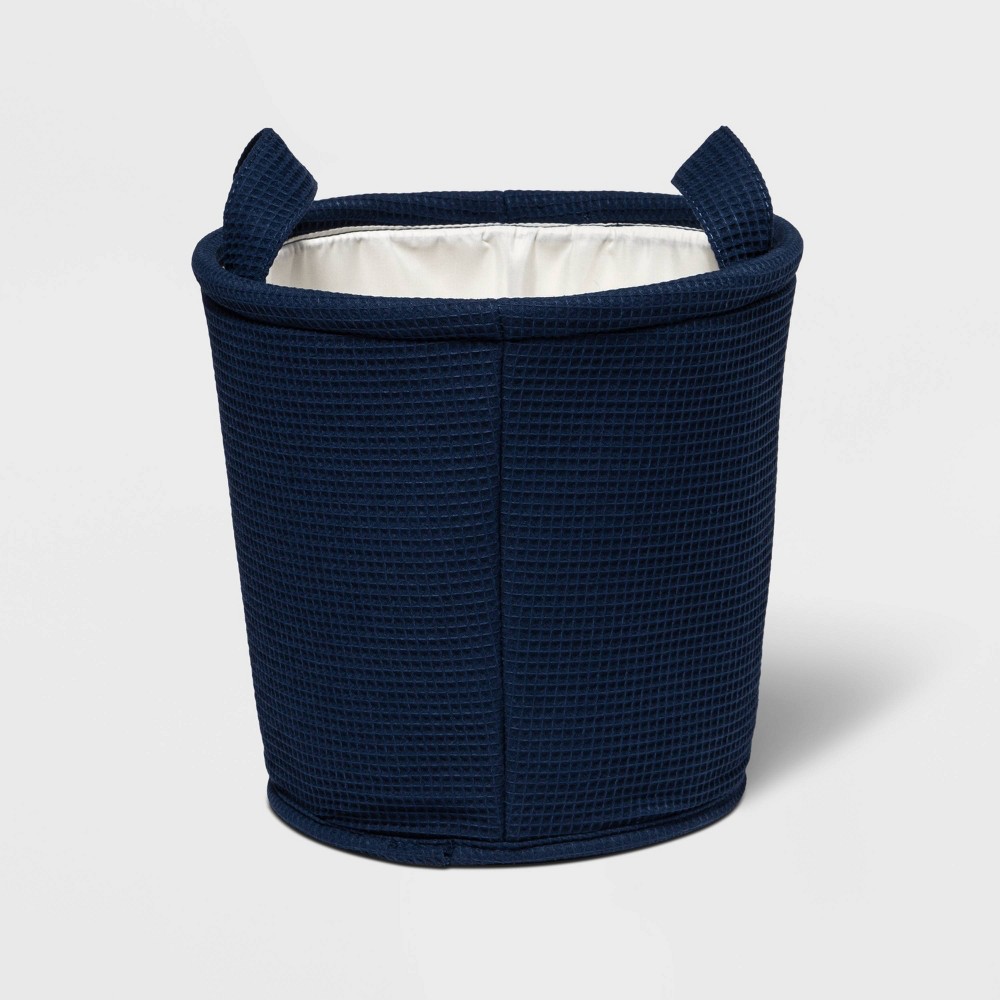 Medium Waffle Storage Basket Navy - Pillowfort