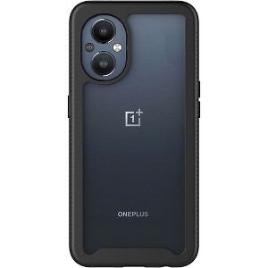 SAHARA - Venture Series Hard Shell Case for OnePlus Nord N20 5G - Clear/Black - 1 of 4