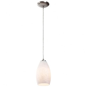 Access Lighting Champagne 1 - Light Pendant in  Brushed Steel - 1 of 3