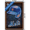 Trends International MLB New York Mets - Neon Helmet 23 Unframed Wall Poster Prints - 3 of 4