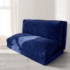 MAXYOYO Bean Bag Sofa Bed - Corduroy Floor Sofa with Washable Cover, Navy - 2 of 4