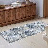 Modern Abstract Large Living Room Bedroom Area Rugs, Washable Soft Non Slip Floor Carpet for Home Office - 2 of 4
