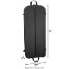 WallyBags 52" Premium Travel Garment Bag with shoulder strap and two large pockets - 2 of 4