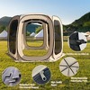 Pop-Up Screen House Tent,Portable Camping Canopy,Instant Screen Tent with Vents Doors,Carry Bag for Patio Backyard Deck & Outdoor Activities - 3 of 4