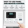 R.W.FLAME 8,000 BTU Window Air Conditioner with Remote Control, Smart Window AC Unit with Dehumidifier, Fan, Energy Saving, for Home/Living Room - 3 of 4