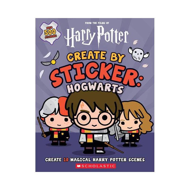 Harry Potter: Create by Sticker: Hogwarts - by Cala Spinner (Paperback), 1 of 2