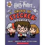 Harry Potter: Create by Sticker: Hogwarts - by Cala Spinner (Paperback)