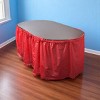 Slickblue Reusable Table Skirt – 14 to 20 ft Long, Fits Round, Square & Rectangle Event Tables, 3 Color Options - 2 of 3