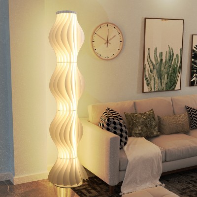 Acrylic Floor Lamp Standing Ambient Lighting Dimmable Night Light Living Room