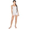 Memoi Women's 100% Cotton Pointelle Rib Knit Seamless Tank Top - 2 of 4