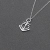 Anchor Heart Necklace for Women Ginger Lyne Collection Sterling Silver Gifts for Her - 3 of 4