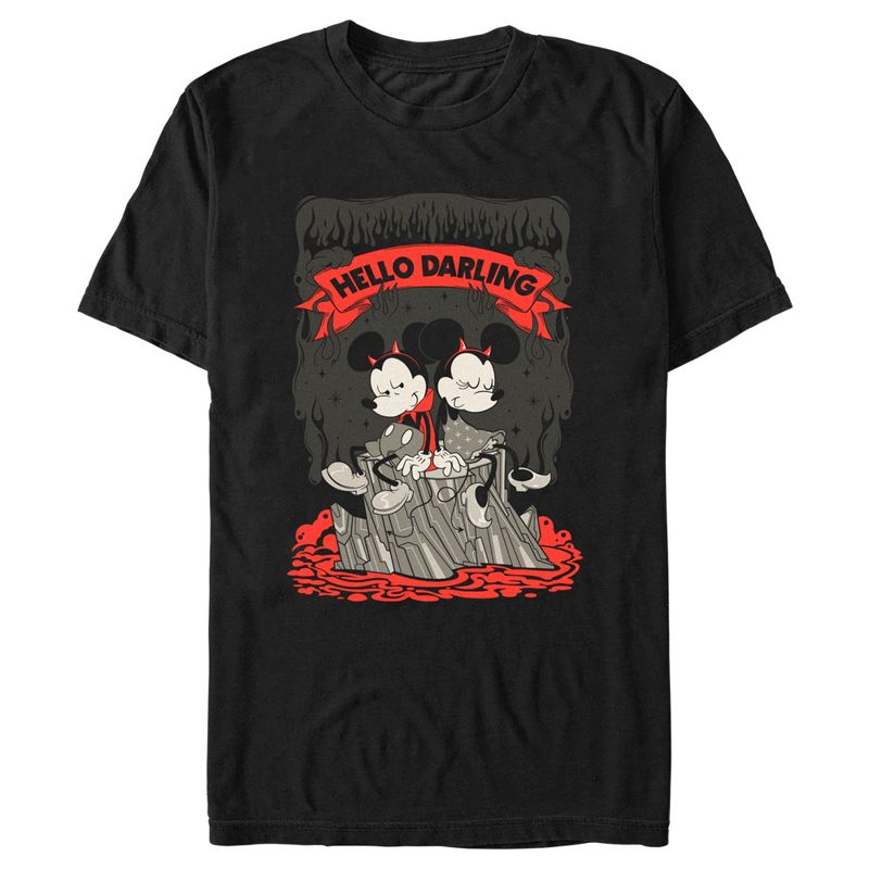 Men's Mickey & Friends Hello Darling T-Shirt, 1 of 6
