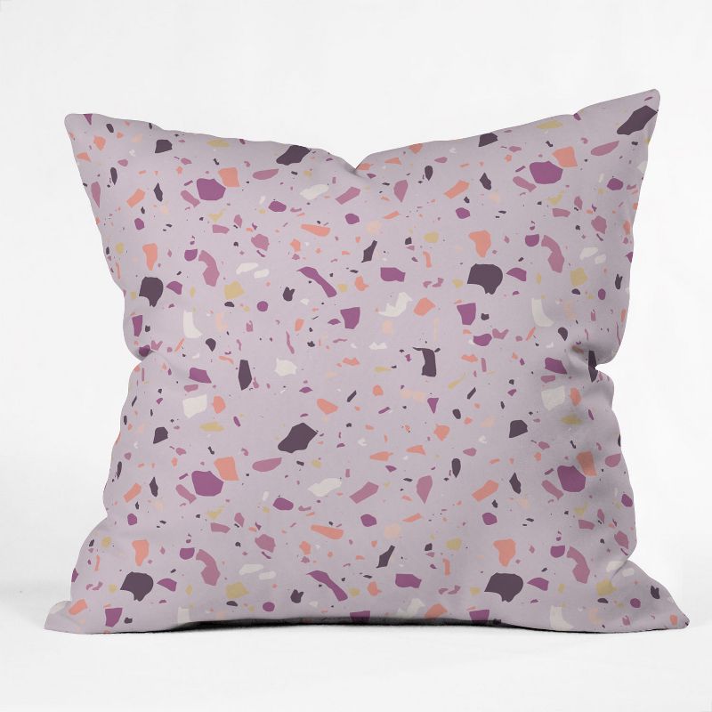 Mareike Boehmer Geometric Square Throw Pillow Purple - Deny Designs, 1 of 6