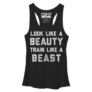 Women's CHIN UP Train Like a Beast Racerback Tank Top - 1 of 3