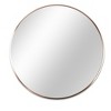 Okak 42/39/36/30IN Minimalism Round Mirror, Wall Mount Bathroom Mirror with Aluminum Frame, Circle Mirror for Bathroom, Living Room, Bedroom - 4 of 4