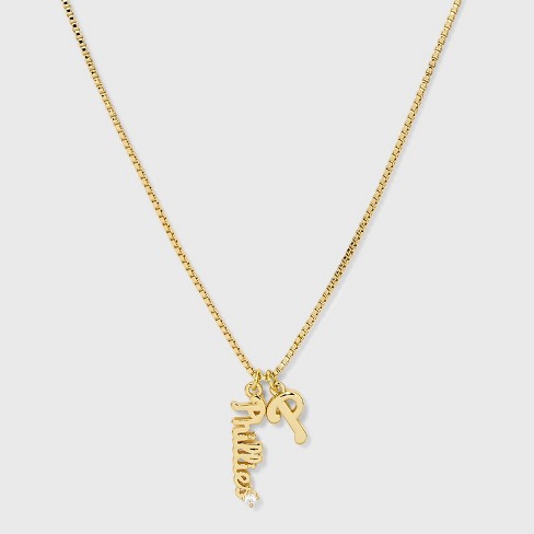 Charm necklace aj shop