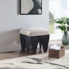 Meridian Furniture,Altair Velour Fur Fabric Bench - 2 of 4