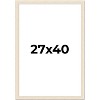 PosterPalooza | 27x40 Wide Barnwood Picture Frame, UV Acrylic, 6 Finishes - Grey, Brown, White, and Black - 2 of 4