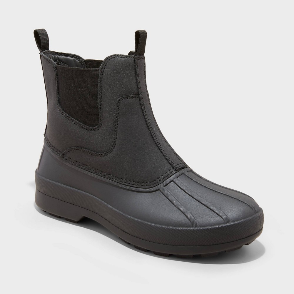 Men's Spencer Winter Chelsea Boots - Goodfellow & Co™ Black 8