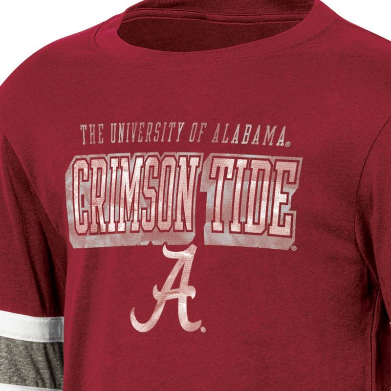 NCAA Alabama Crimson Tide Boys&#39; Long Sleeve T-Shirt, 3 of 4