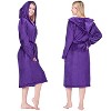 PAVILIA Women Robe with Hood, Fleece Plush Soft Long Hooded Robe, Fluffy Fuzzy Cozy Warm Bathrobe Shower Spa House - 2 of 4