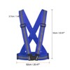 Unique Bargains Reflective Vest Adjustable 360 Degree High Visibility Safety Vest for Cycling Running Walking - 2 of 4