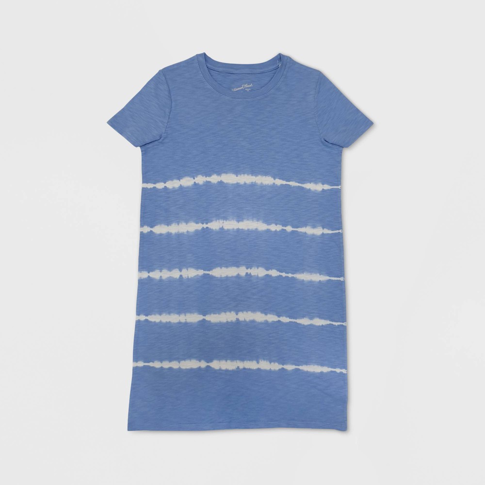 Women's Short Sleeve Tie-Dye T-Shirt Dress - Universal Thread Blue XS was $15.0 now $10.0 (33.0% off)