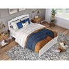 AFI Furnishings Warren Platform Bed F with Footboard WH - 3 of 4