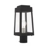 Livex Lighting Oslo 1 - Light Post Light in  Black - 4 of 4