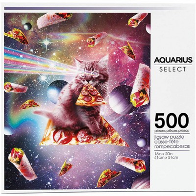 NMR Distribution Random Galaxy Pizza Cat 500 Piece Jigsaw Puzzle