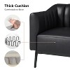 Carsten Industry 30" Wide Faux Leather Chair with Metal Leg Set Of 2| HULALA HOME - 4 of 4