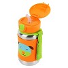 Skip Hop Zoo Stainless Steel Straw Bottle - 2 of 4
