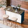 47" Rolling Kitchen Cart with Drop Leaf, Mobile Kitchen Island Cart With Towel Rack, Kitchen Island on Wheels for Hotel Kitchen Dinning Room - 3 of 4