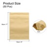 Unique Bargains Sealable Resealable Packaging Zipper Bags Foil Food Storage Pouches 100 Pcs - 2 of 4