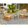 ARTPLAN Patio Chair Cushion,Tufted Adirondack Outdoor Chair Cushion,Wicker High Back Outdoor Seat Cushion,Set of 4,21"X21"X4" (4 Pack) - 3 of 4