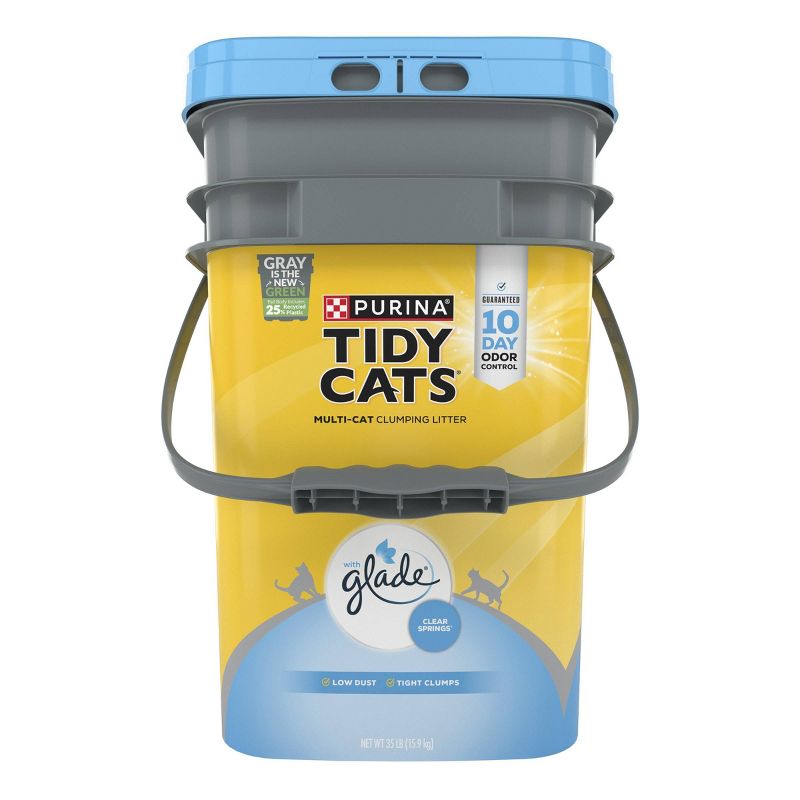 Purina Tidy Cats with Glade Tough Odor Solutions Multiple Cats Clumping Litter, 6 of 9