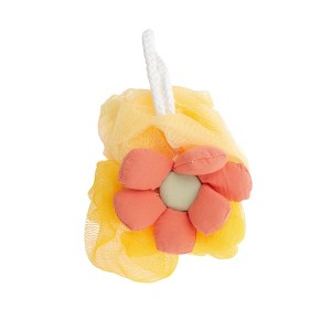 Unique Bargains Sunflowers Bath Shower Loofah Sponge 1 Pc - 1 of 4