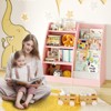 4 Tier Kids Bookshelf, Kids Book Shelf for Kids Rooms, Wood Children Bookcase,Baby Storage Book Rack,Toddler Bookshelf - 3 of 4