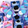 HTUTWOO Cartoon Creative Biscuit Eraser Simulation Oreo Student Stationery Traceless Eraser,Wipes clean, resists tearing, and protects paper - 3 of 4