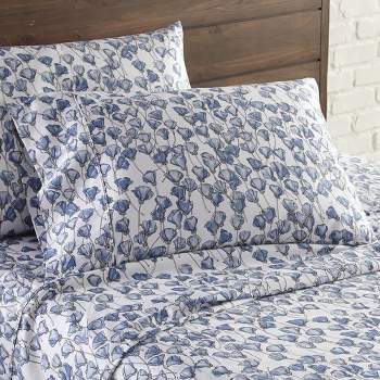 Southshore Fine Living Flora Collection Set of 2 Pillowcases, 300 Thread-Count Cotton Sateen