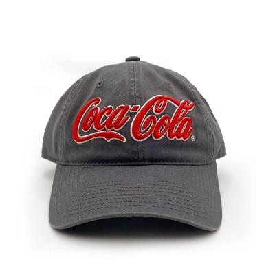 Men's Coca Cola Dad Hat - Gray One Size