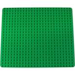 Strictly Briks Toy Building Block - Classic Big Briks Baseplate, Green (1-piece)