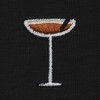 Dalix Espresso Martini Embroidered Lightweight Relaxed Jersey Tee Summer Cute Food Womens - 2 of 4