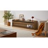 Chic Crate-Modern Media Console – 4-Drawer Tempered Glass TV Stand w/ Built-In Charging Ports, LED Lighting & Multi-Style Versatile Design - 4 of 4