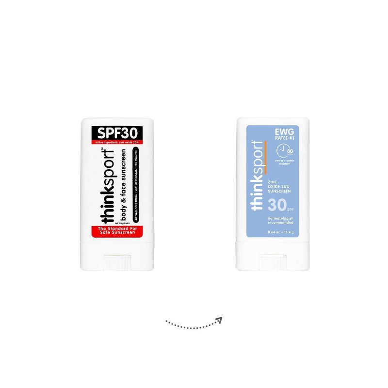 thinksport Mineral Sunscreen Stick - SPF 30 - 0.64oz, 3 of 8