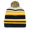 NFL Pittsburgh Steelers Streak Knit Beanie: Team Logo, Adult One Size, Acrylic - 2 of 2