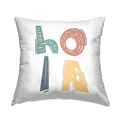 Stupell Industries Hola con Tipografía Divertida